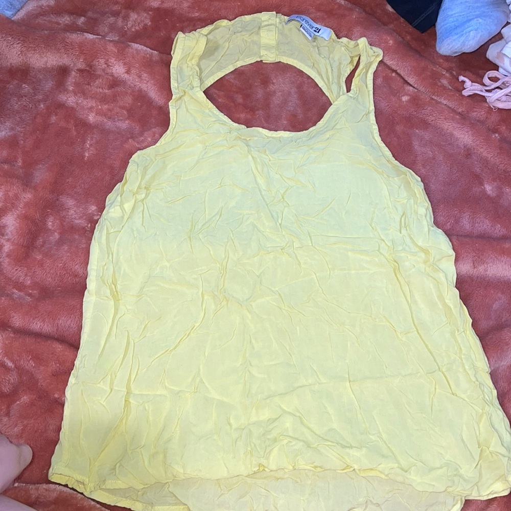 Neon Yellow Tank Top